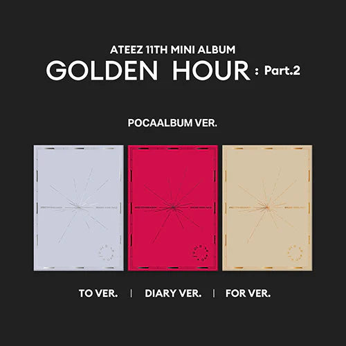 ATEEZ 'GOLDEN HOUR: PART.2' 11TH MINI ALBUM POCAALBUM VER.