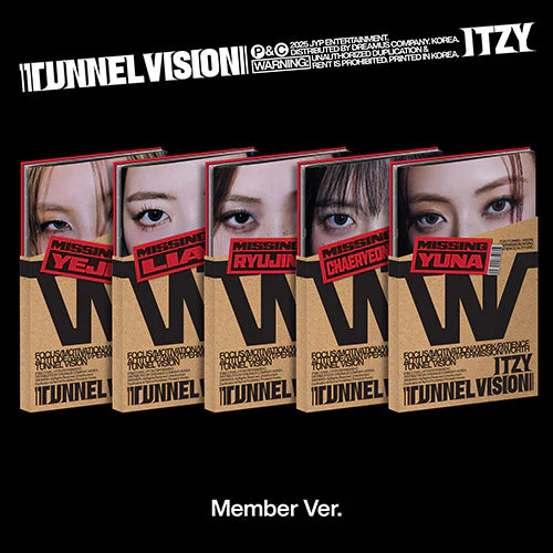 ITZY 'TUNNEL VISION' 11TH MINI ALBUM MEMBER VER.