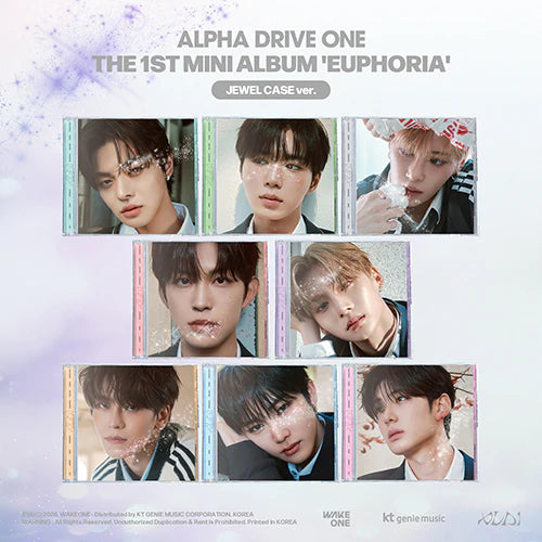 ALPHA DRIVE ONE 'EUPHORIA' 1ST MINI ALBUM JEWEL CASE VER.