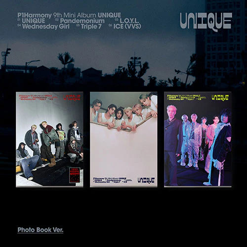 P1HARMONY 'UNIQUE' 9TH MINI ALBUM PHOTOBOOK VER.