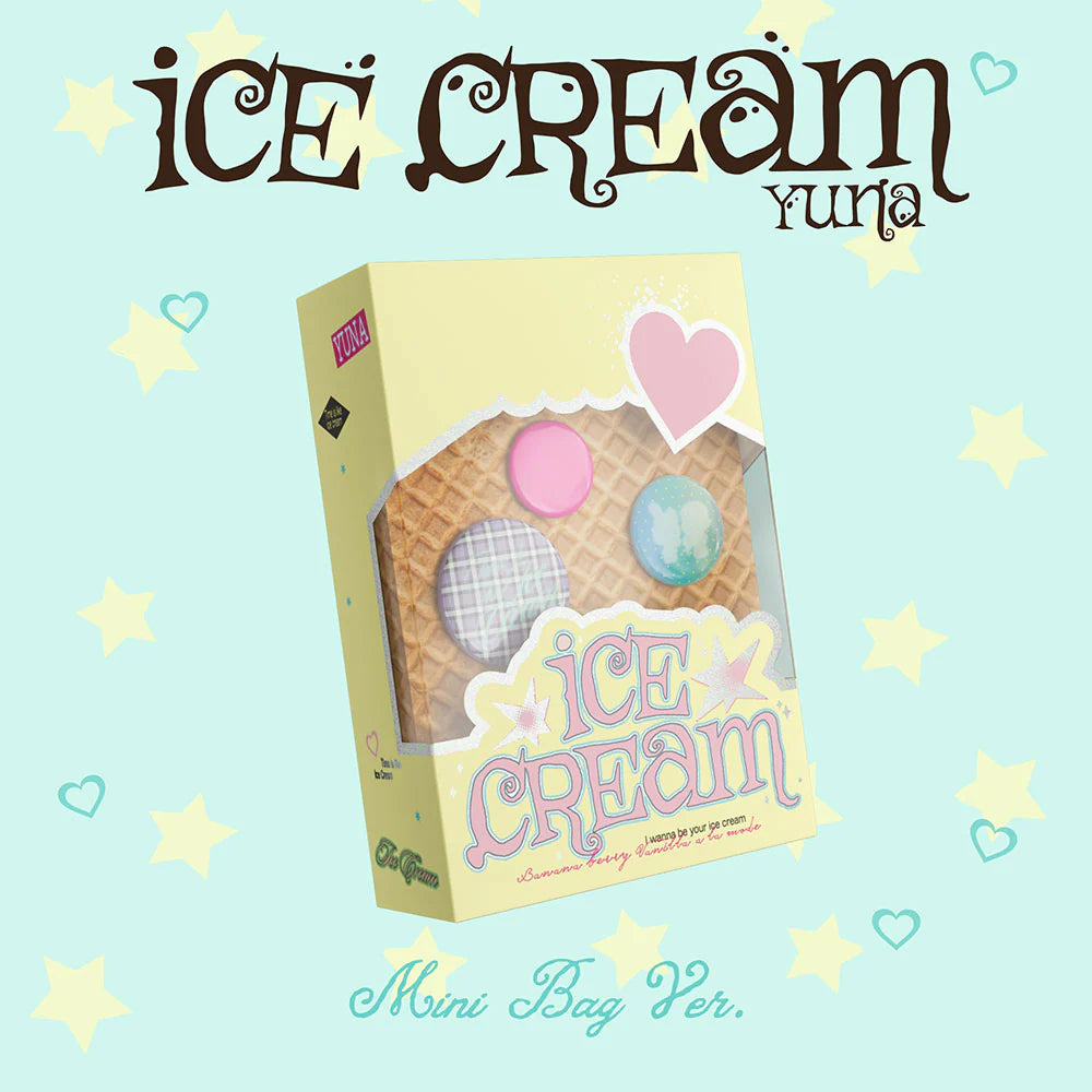 ITZY YUNA 'ICE CREAM' 1ST MINI ALBUM MINI BAG VER.