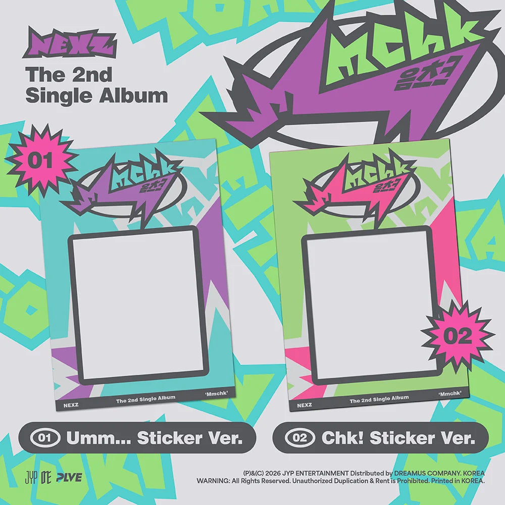 NEXZ 'MMCHK' 2ND SINGLE ALBUM STICKER VER.