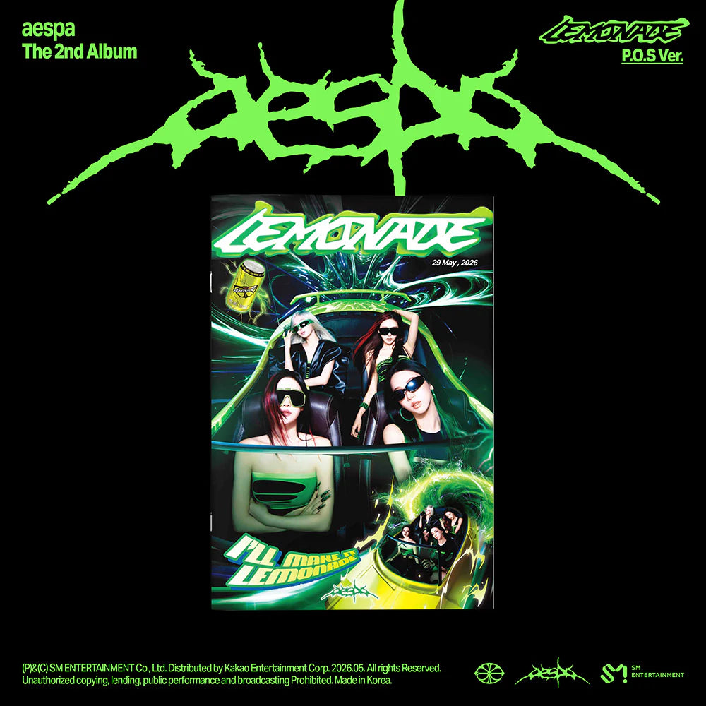 AESPA 'LEMONADE' 2ND FULL ALBUM P.O.S VER.
