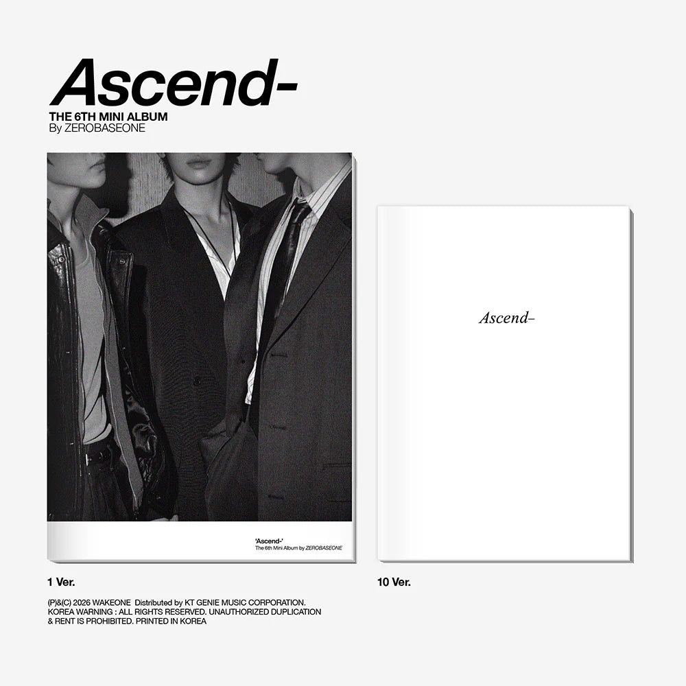 ZEROBASEONE 'ASCEND-' 6TH MINI ALBUM PHOTOBOOK VER.