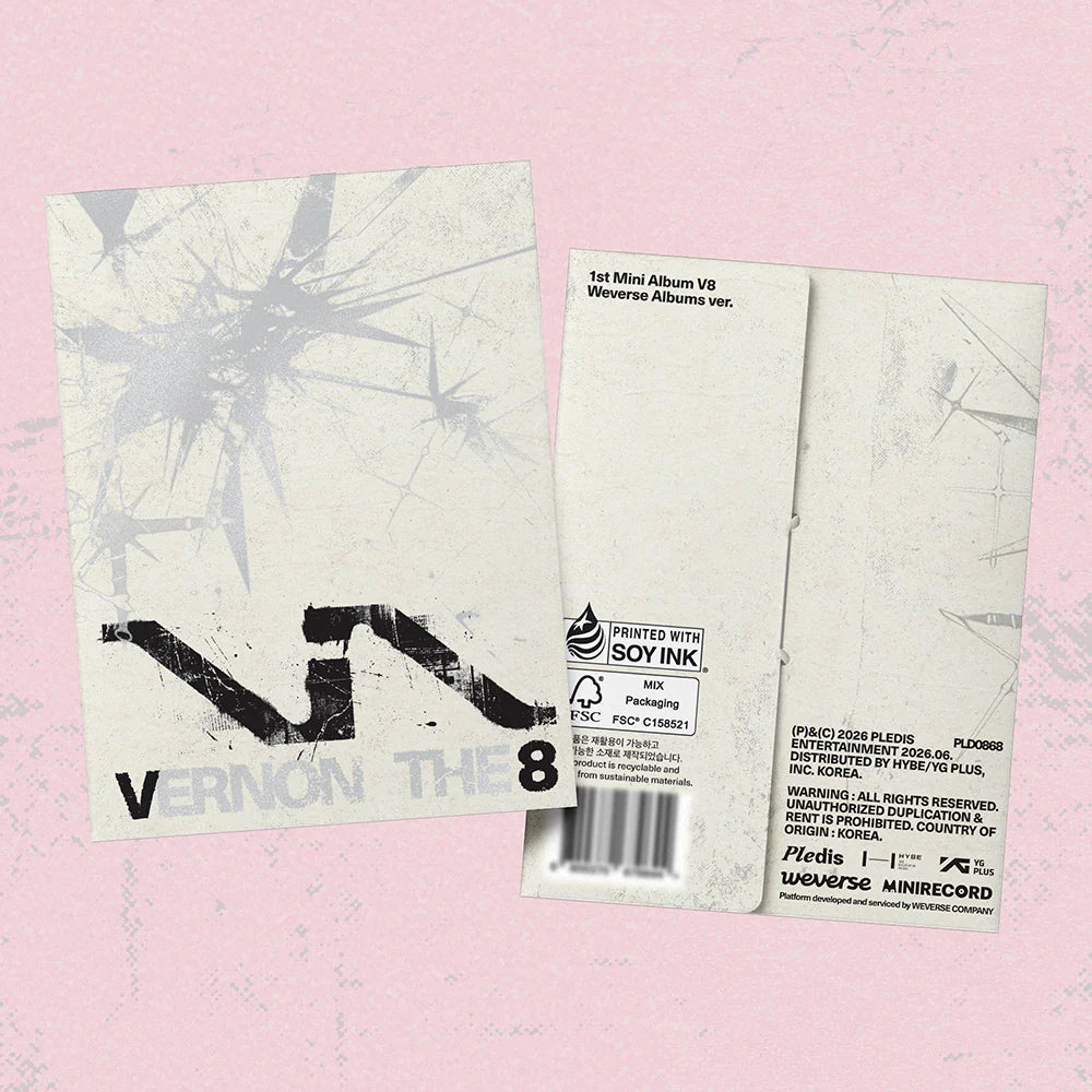 SEVENTEEN V8 'V8' 1ST MINI ALBUM WEVERSE ALBUMS VER.