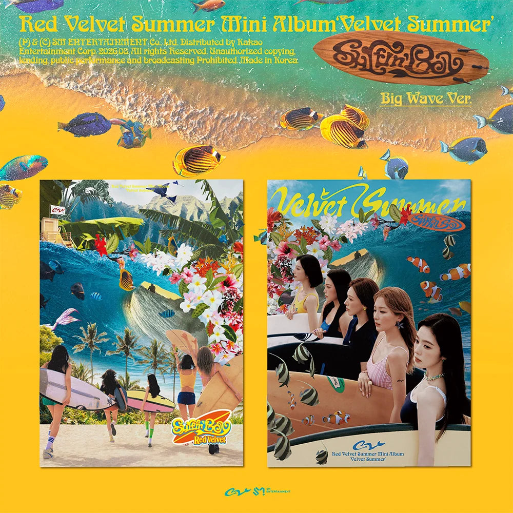 RED VELVET 'VELVET SUMMER' SUMMER MINI ALBUM BIG WAVE VER.