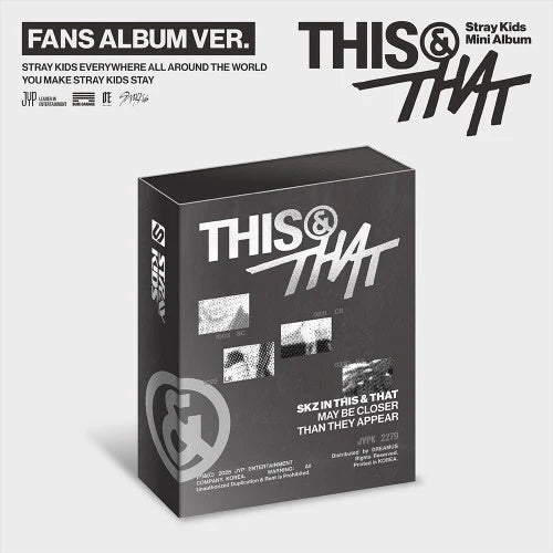 STRAY KIDS 'THIS & THAT' MINI ALBUM FANS ALBUM VER.
