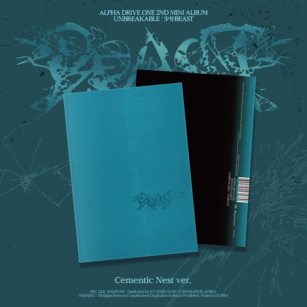 <b>[PRE-ORDER]</b> ALPHA DRIVE ONE 'UNBREAKABLE : 少年BEAST' 2ND MINI ALBUM CEMENTIC NEST VER.