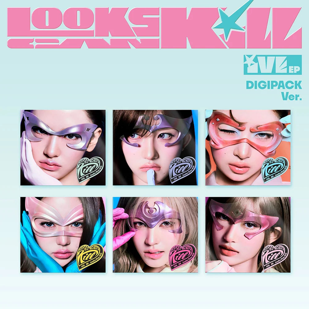 <b>[PRE-ORDER]</b> IVE 'LOOKS CAN KILL' 5TH MINI ALBUM DIGIPACK VER.