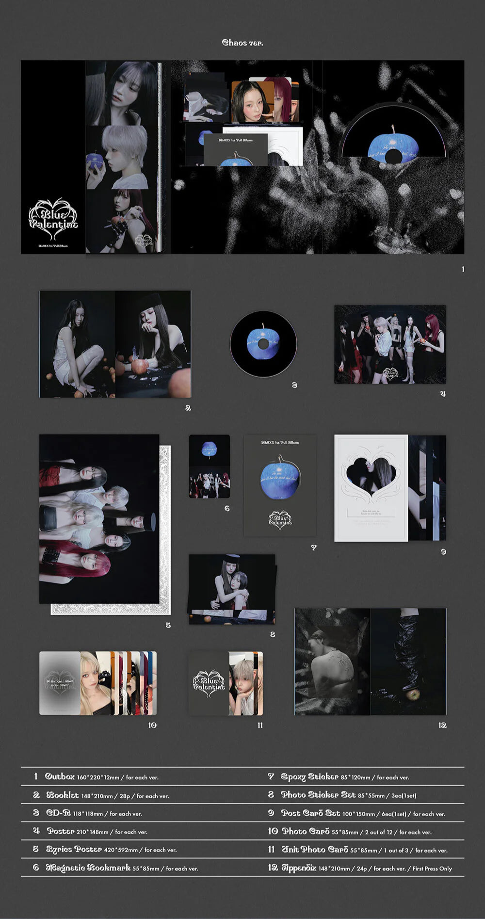NMIXX 'BLUE VALENTINE' 1ST FULL ALBUM
