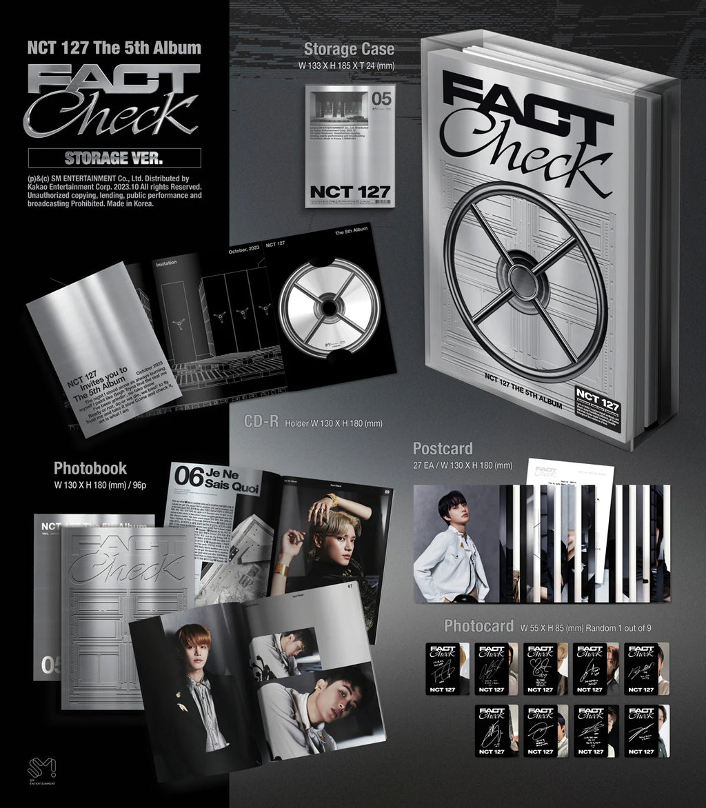 NCT 127 'FACT CHECK' 5TH FULL ALBUM STORAGE VER.