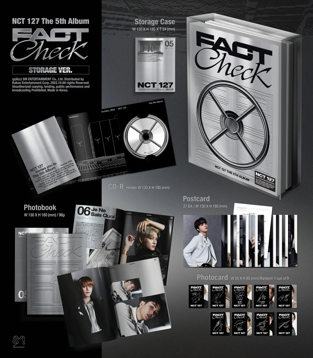 NCT 127 'FACT CHECK' 5TH FULL ALBUM STORAGE VER.