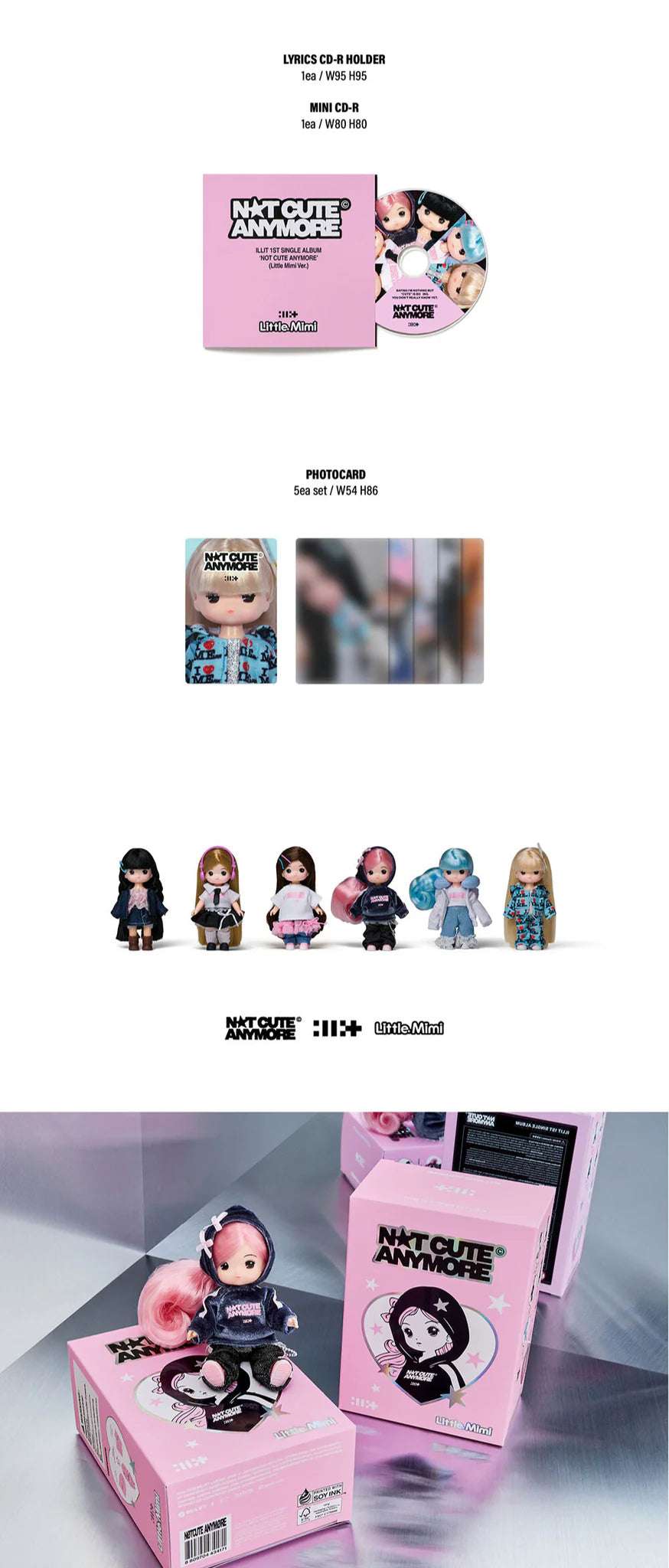 ILLIT 'NOT CUTE ANYMORE' 1ST SINGLE ALBUM LITTLE MIMI VER.