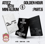 <b>[PRE-ORDER + HELLOLIVE BENEFIT]</b> ATEEZ 'GOLDEN HOUR: PART.6' 15TH MINI ALBUM