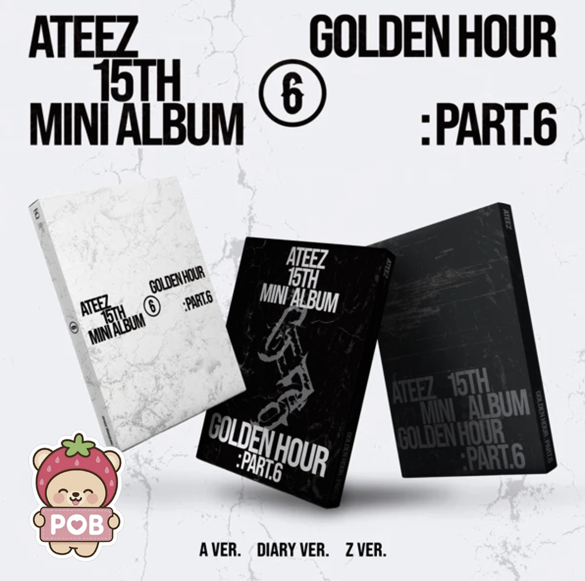 <b>[PRE-ORDER + HELLOLIVE BENEFIT]</b> ATEEZ 'GOLDEN HOUR: PART.6' 15TH MINI ALBUM