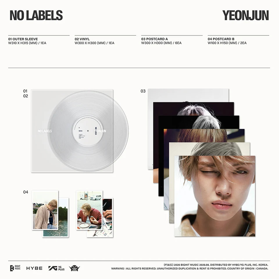 TXT YEONJUN 'NO LABELS: PART 02' LP