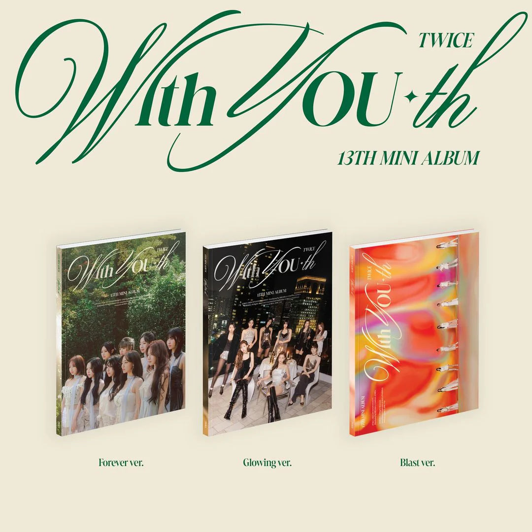 TWICE 'WITH YOU-TH' 13TH MINI ALBUM REGULAR VER.