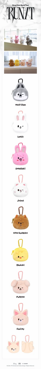<b>[PRE-ORDER]</b> STRAY KIDS 'RUN IT SEOUL' 2026 WORLD TOUR MD SKZOO MINI BACKPACK KEYRING