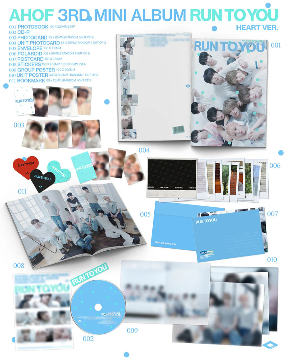 AHOF 'RUN TO YOU' 3RD MINI ALBUM PHOTOBOOK VER.