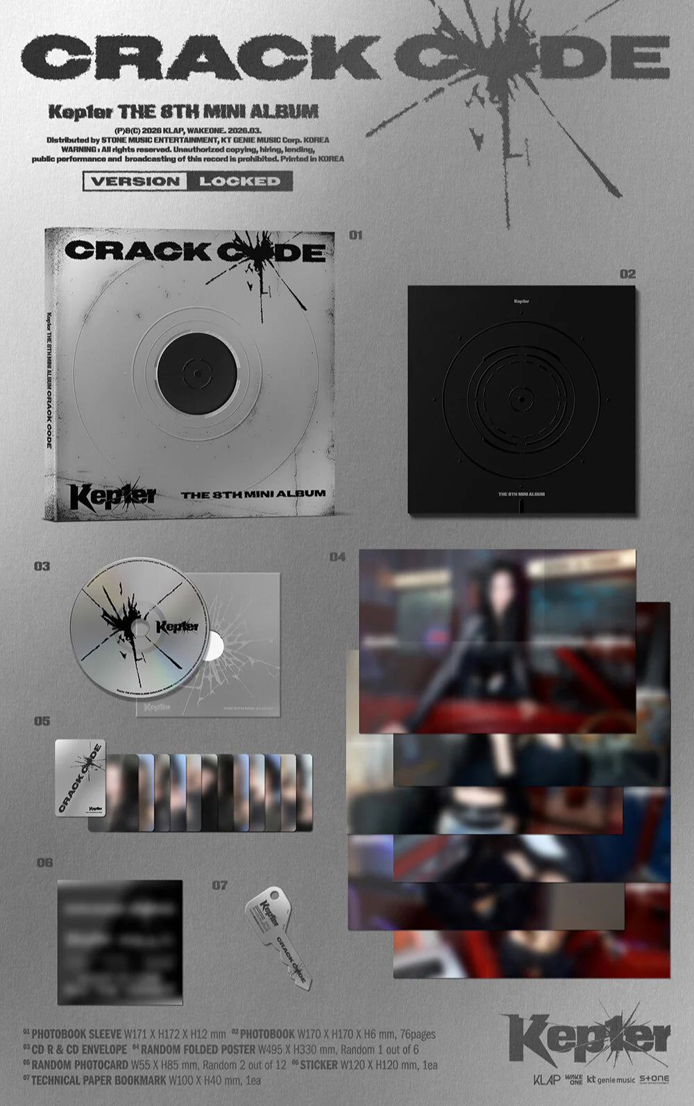 KEP1ER 'CRACK CODE' 8TH MINI ALBUM