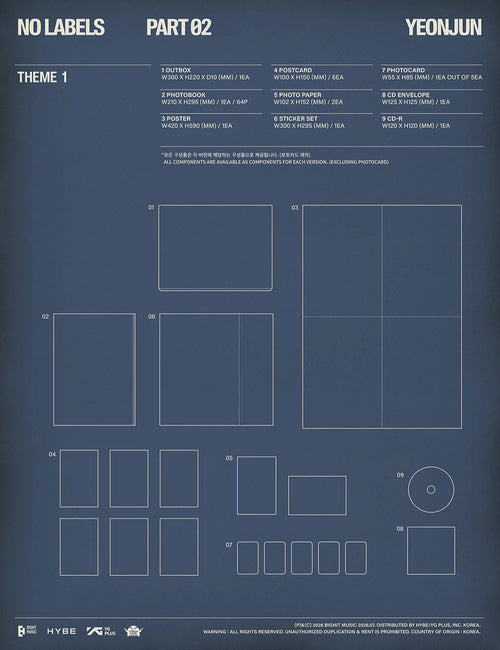 <b>[PRE-ORDER]</b> TXT YEONJUN 'NO LABELS: PART 02'