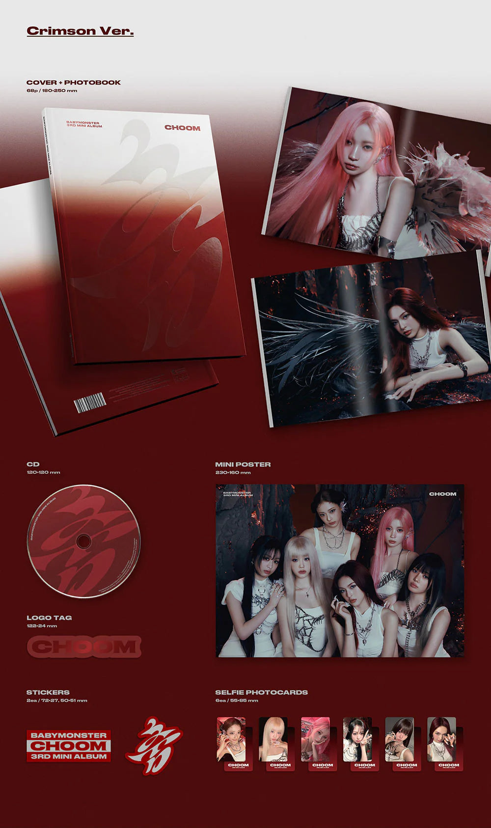 BABYMONSTER 'CHOOM' 3RD MINI ALBUM