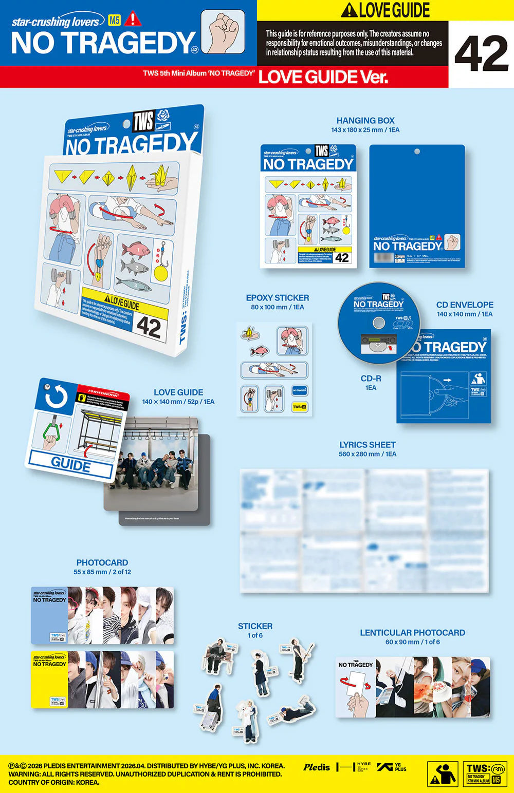 TWS 'NO TRAGEDY' 5TH MINI ALBUM