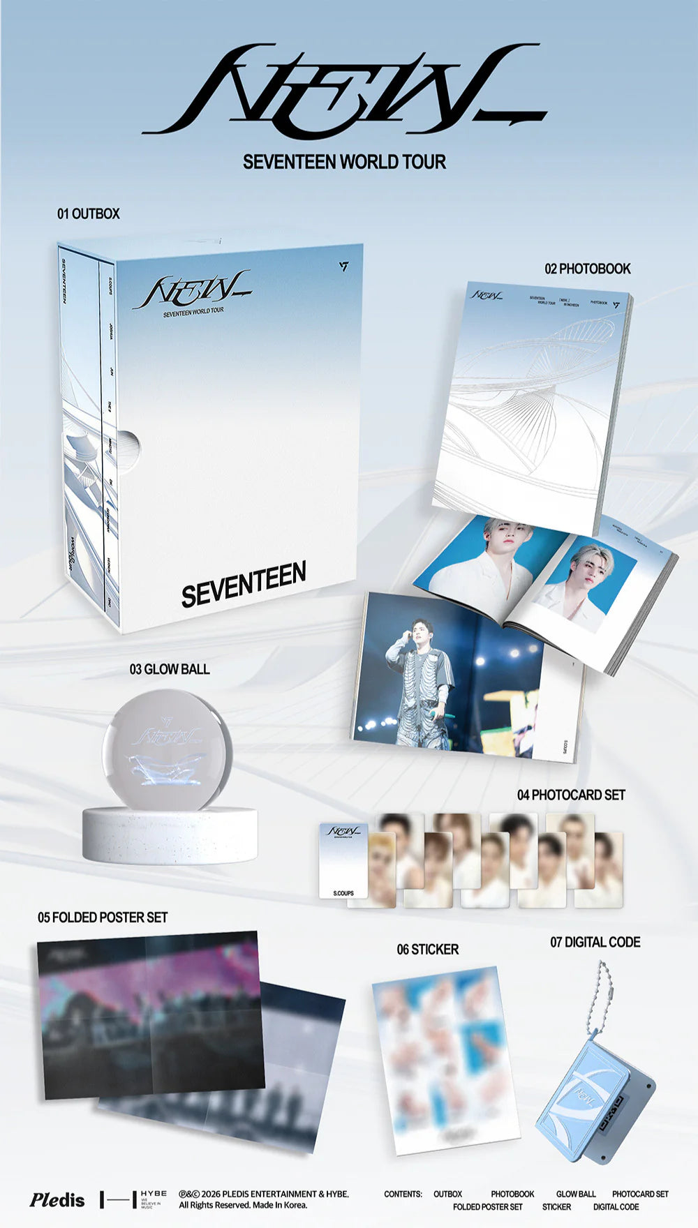 SEVENTEEN WORLD TOUR 'NEW_' DIGITAL CODE