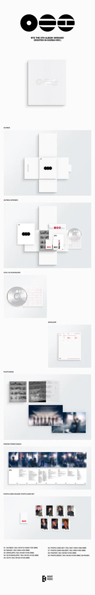 BTS 'ARIRANG' 5TH FULL ALBUM