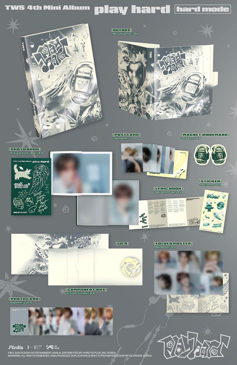 TWS 'PLAY HARD' 4TH MINI ALBUM