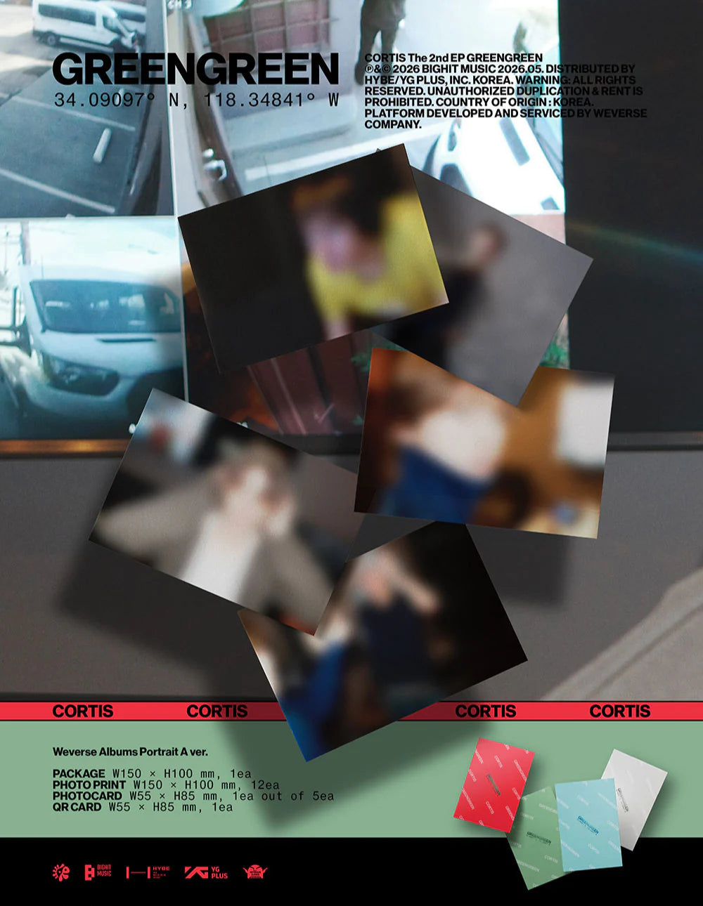 CORTIS 'GREENGREEN' 2ND EP WEVERSE VER.