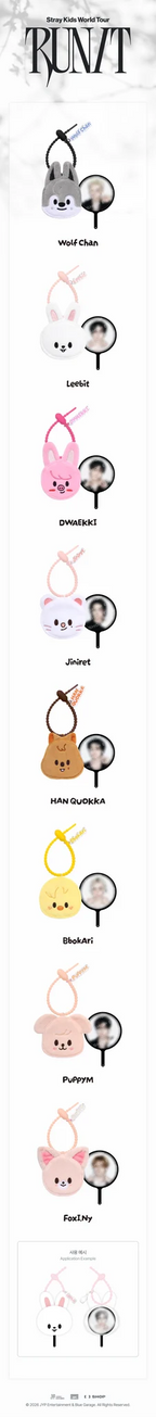 <b>[PRE-ORDER]</b> STRAY KIDS 'RUN IT SEOUL' 2026 WORLD TOUR MD SKZOO PLUSH MINI PICKET KEYRING
