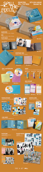 SEVENTEEN 'SPILL THE FEELS' 12TH MINI ALBUM REGULAR VER.