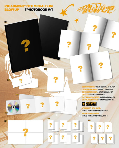 <b>[PRE-ORDER]</b> P1HARMONY 'BLOW UP' 10TH MINI ALBUM PHOTOBOOK VER.