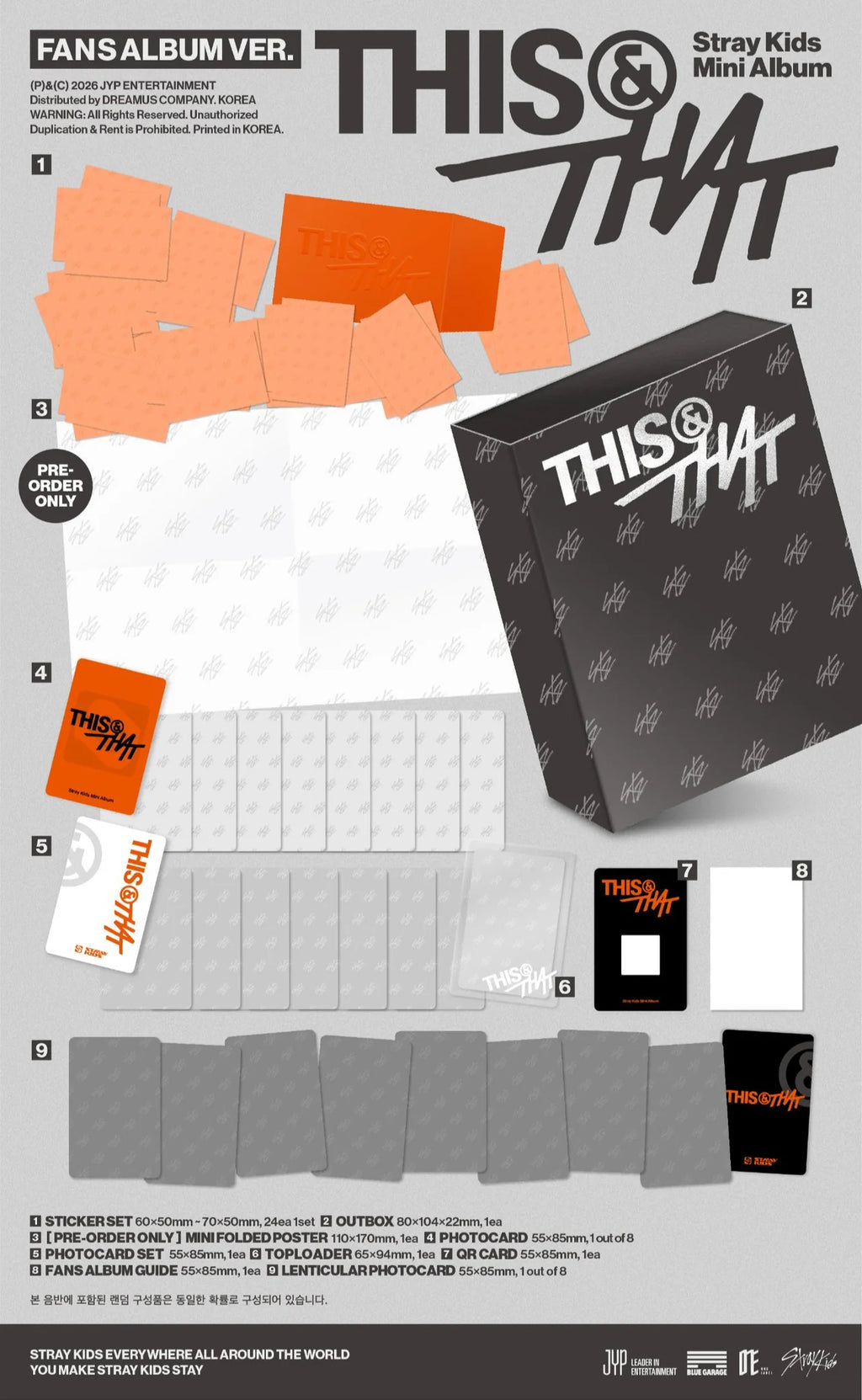 <b>[PRE-ORDER]</b> STRAY KIDS 'THIS & THAT' MINI ALBUM FANS ALBUM VER.
