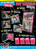 AESPA 'MY WORLD' 3RD MINI ALBUM SMINI VER. [RANDOM]
