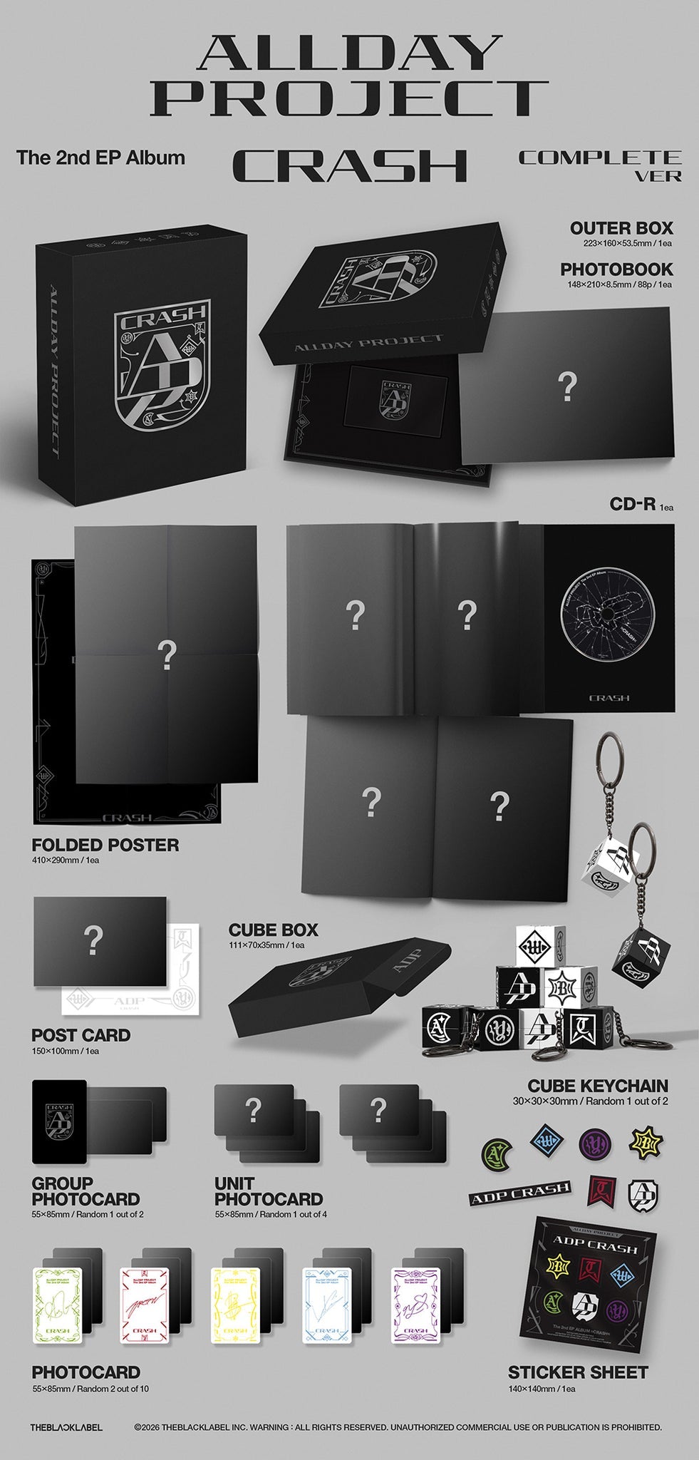 <b>[PRE-ORDER]</b> ALLDAY PROJECT 'CRASH' 2ND EP ALBUM COMPLETE VER.