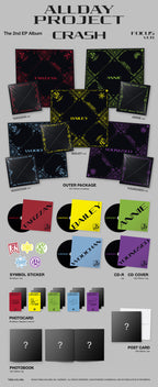 <b>[PRE-ORDER + MAKESTAR BENEFIT]</b> ALLDAY PROJECT 'CRASH' 2ND EP ALBUM FOCUS VER. [RANDOM]