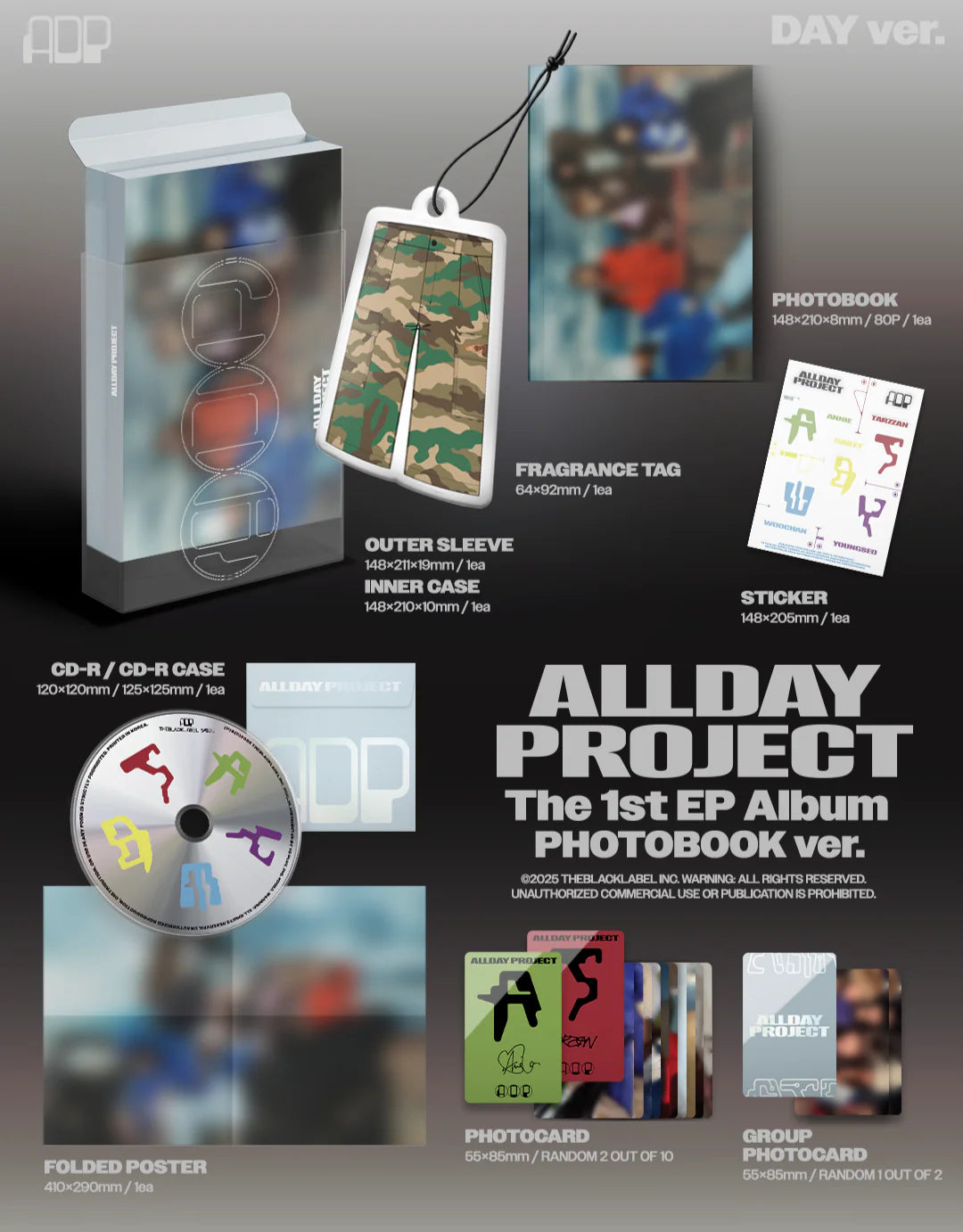 ALLDAY PROJECT 'ALLDAY PROJECT' 1ST MINI ALBUM PHOTOBOOK VER.