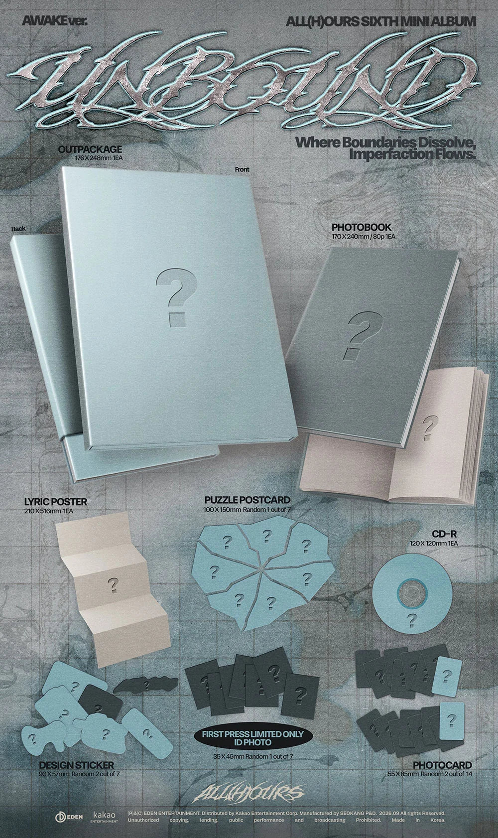 <b>[PRE-ORDER]</b> ALL(H)OURS 'UNBOUND' 6TH MINI ALBUM