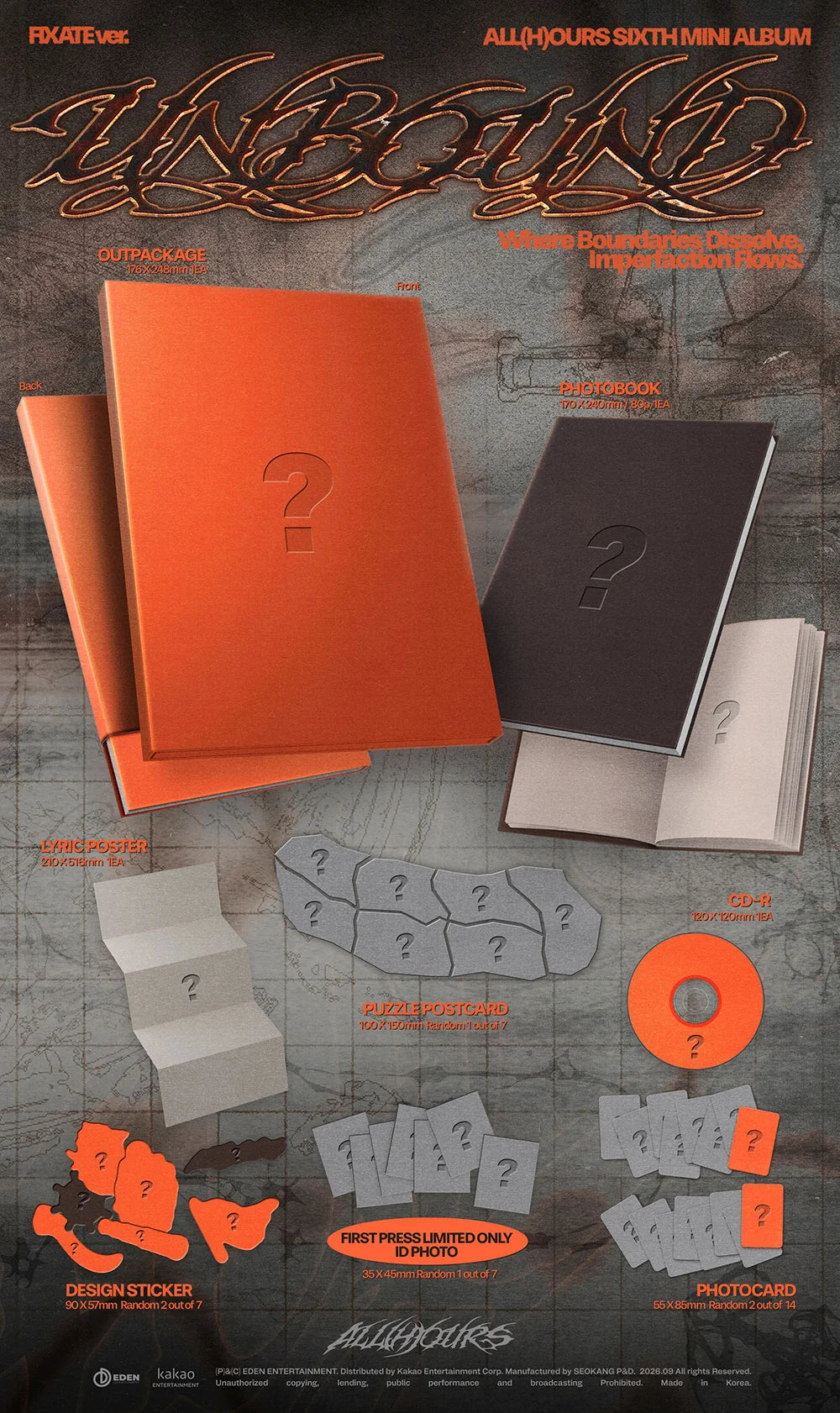 <b>[PRE-ORDER]</b> ALL(H)OURS 'UNBOUND' 6TH MINI ALBUM