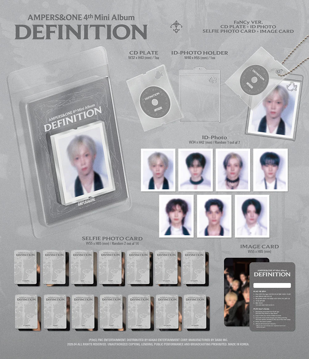 AMPERS&ONE 'DEFINITION' 4TH MINI ALBUM FANCY VER. [RANDOM]