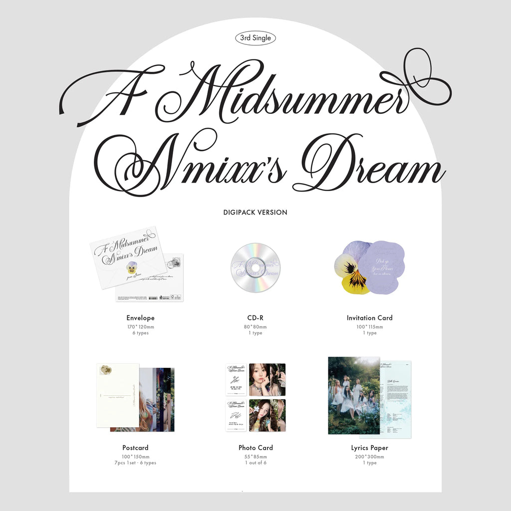 NMIXX 'A MIDSUMMER NMIXX'S DREAM' 3RD SINGLE ALBUM DIGIPACK VER. [RANDOM]