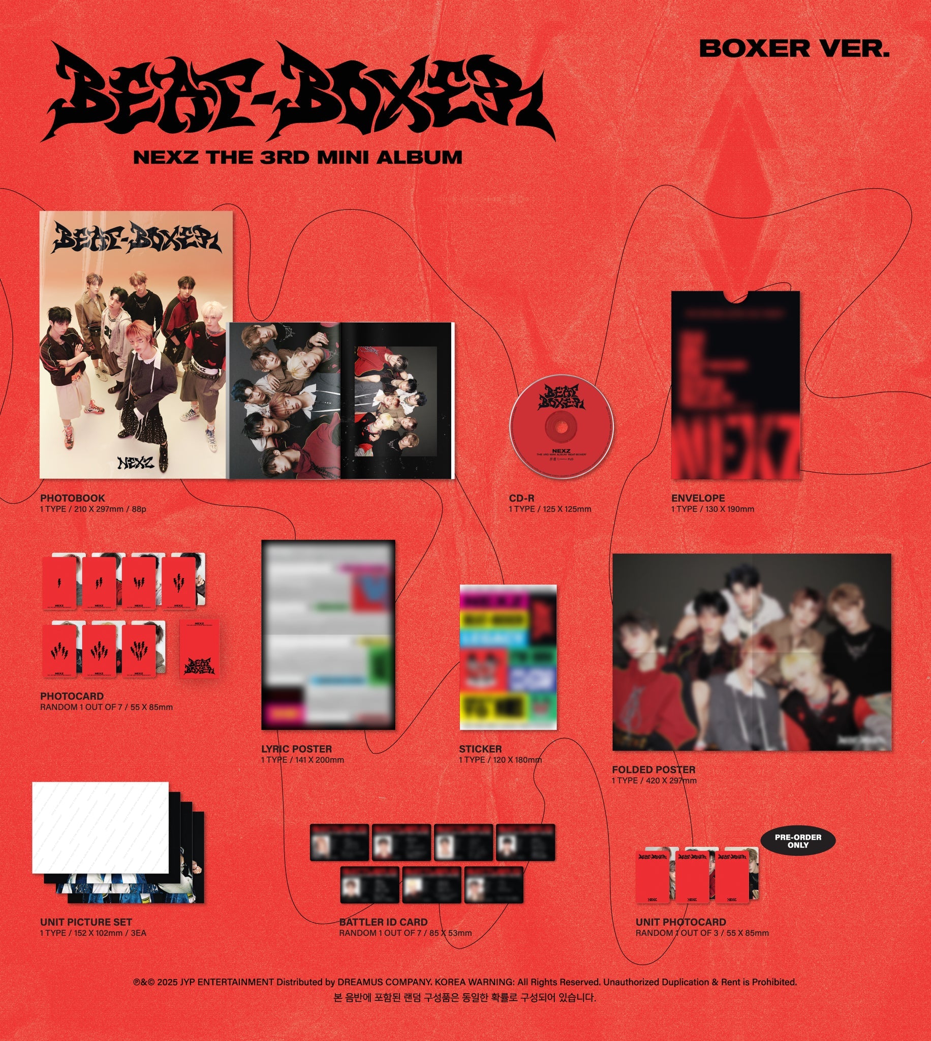 NEXZ 'BEAT-BOXER' 3RD MINI ALBUM