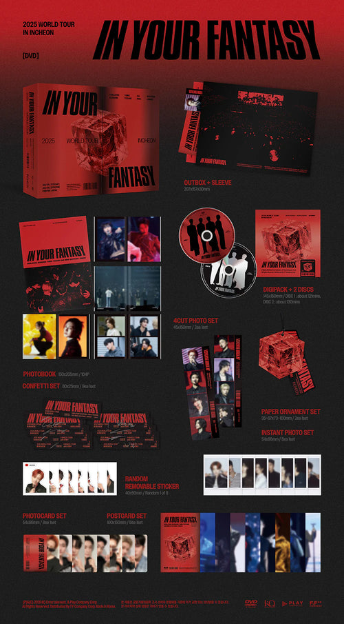 <b>[PRE-ORDER]</b> ATEEZ 2025 WORLD TOUR 'IN YOUR FANTASY' INCHEON DVD
