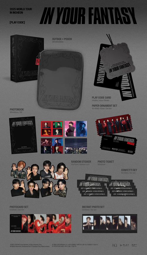 <b>[PRE-ORDER]</b> ATEEZ 2025 WORLD TOUR 'IN YOUR FANTASY' INCHEON PLAYCODE