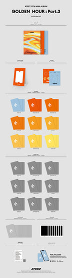 ATEEZ 'GOLDEN HOUR: PART.3' 12TH MINI ALBUM POCAALBUM VER