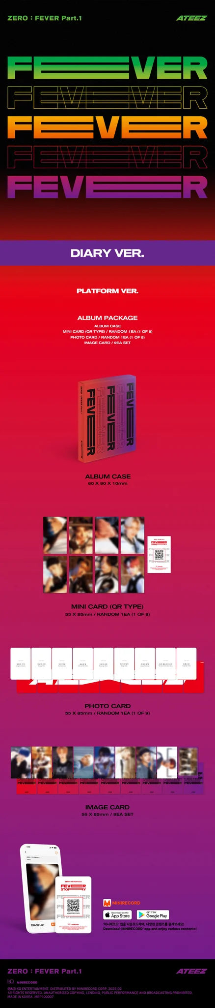 ATEEZ 'ZERO: FEVER PART 1' 5TH MINI ALBUM PLATFORM VER.