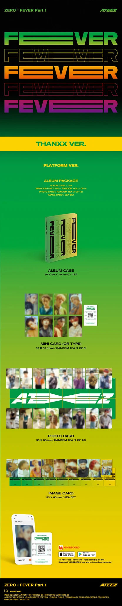 ATEEZ 'ZERO: FEVER PART 1' 5TH MINI ALBUM PLATFORM VER.