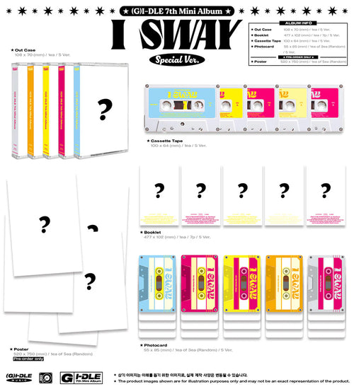 (G)I-DLE 'I SWAY' 7TH MINI ALBUM SPECIAL VER.